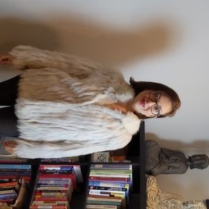 Saga Blue Fox fur coat